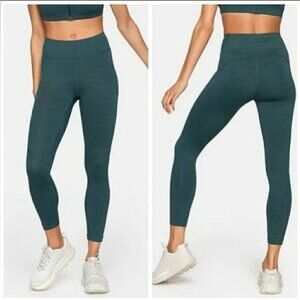 Outdoor Voices Green Core TechSweat Leggings Yoga Sports Running Pants